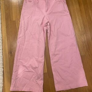 GAP Sky High Stride Pants in Soft Pink